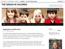Tablet Screenshot of geniusinchildren.org